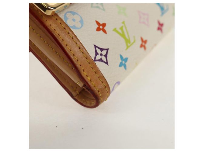 LOUIS VUITTON Multicolor Geldbörse Scheine Kreditkarten M92983 Auth 154954V Weiß - Ansicht 15
