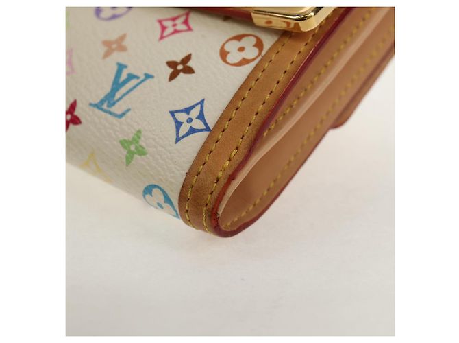 LOUIS VUITTON Multicolor Geldbörse Scheine Kreditkarten M92983 Auth 154954V Weiß - Ansicht 16