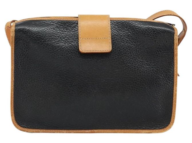 Borsa a Spalla Christian Dior in Pelle Nera e Oro Auth BA8210 Nero D'oro - vista 2