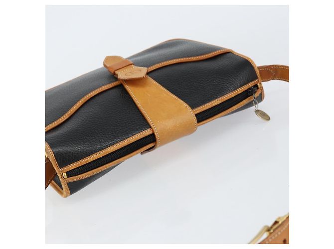 Borsa a Spalla Christian Dior in Pelle Nera e Oro Auth BA8210 Nero D'oro - vista 6