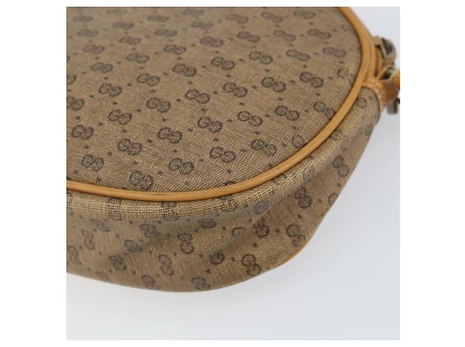 Gucci Borsa a Spalla Micro GG Supreme PVC Beige Oro 007 89 1113 Auth 151541 D'oro - vista 15