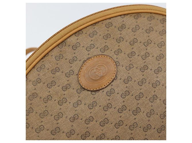 Gucci Borsa a Spalla Micro GG Supreme PVC Beige Oro 007 89 1113 Auth 151541 D'oro - vista 17