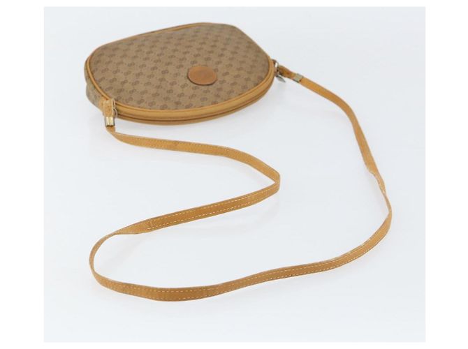 Gucci Borsa a Spalla Micro GG Supreme PVC Beige Oro 007 89 1113 Auth 151541 D'oro - vista 7