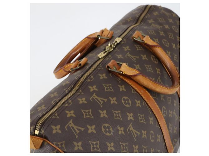 LOUIS VUITTON Borsa Boston Monogram Keepall 55 M41424 Auth LV ar13834 Monogramma - vista 6