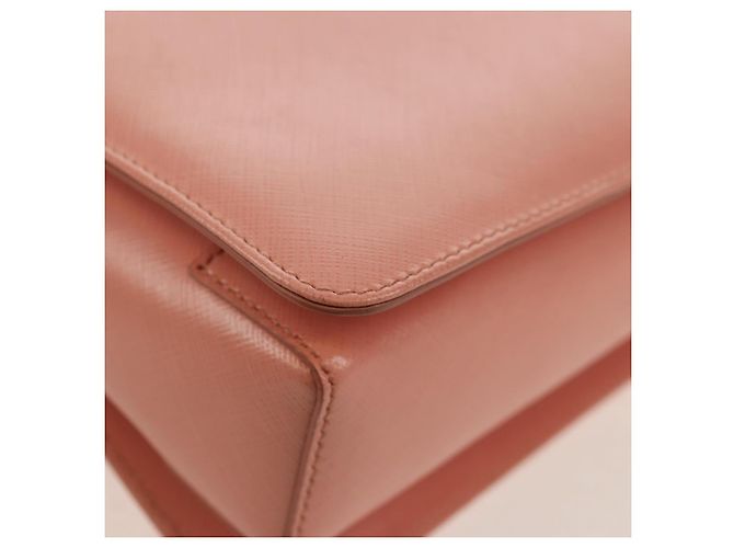 Borsa a mano in pelle Salvatore Ferragamo Vala 2 in 1 Rosa Oro Auth am9917V - vista 18