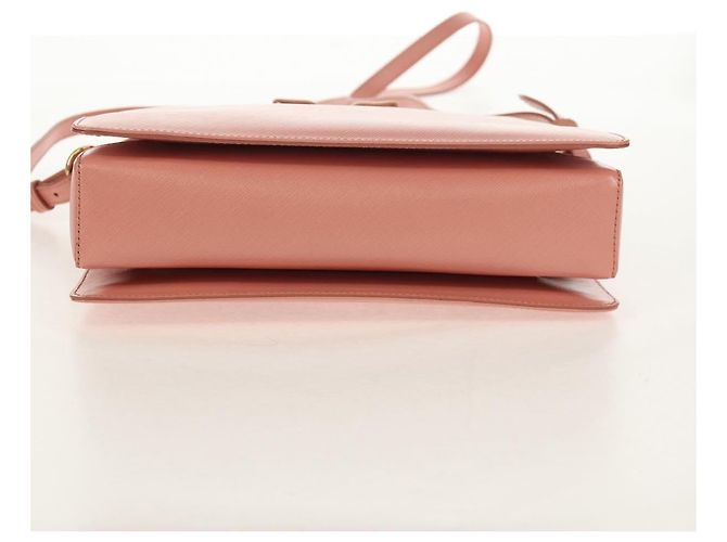Borsa a mano in pelle Salvatore Ferragamo Vala 2 in 1 Rosa Oro Auth am9917V - vista 5