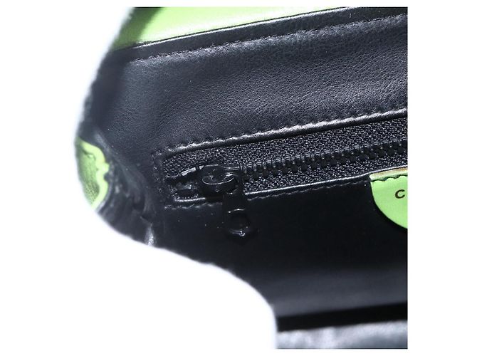 Céline Borsa a Spalla Circle in Pelle Oro Verde Chiaro Auth 156219V D'oro - vista 18