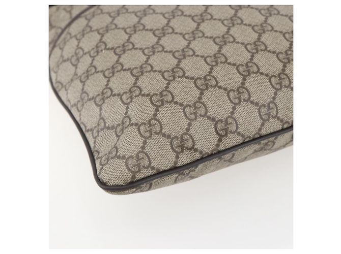 Gucci Borsa a Spalla GG Supreme PVC Beige Argento Auth 151520 - vista 15