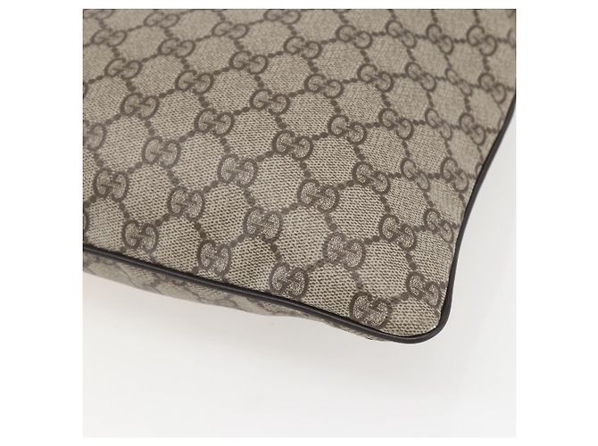 Gucci Borsa a Spalla GG Supreme PVC Beige Argento Auth 151520 - vista 16