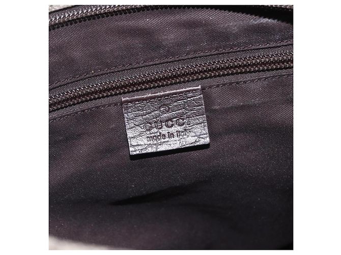 Gucci Borsa a Spalla GG Supreme PVC Beige Argento Auth 151520 - vista 19