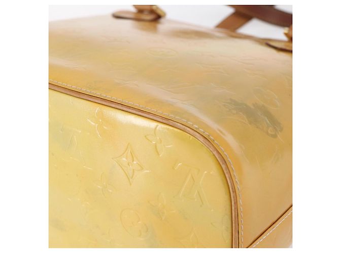 LOUIS VUITTON Borsa a Mano Monogram Vernis Houston Grigio M91053 LV Auth 154839 - vista 15