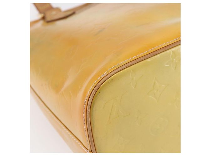LOUIS VUITTON Borsa a Mano Monogram Vernis Houston Grigio M91053 LV Auth 154839 - vista 16