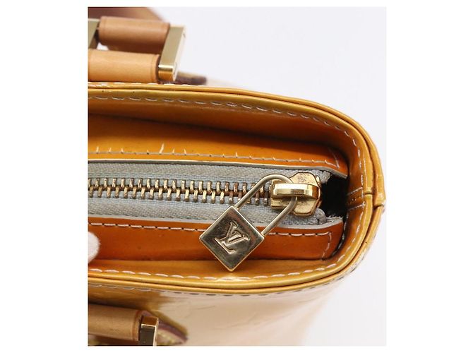 LOUIS VUITTON Borsa a Mano Monogram Vernis Houston Grigio M91053 LV Auth 154839 - vista 17