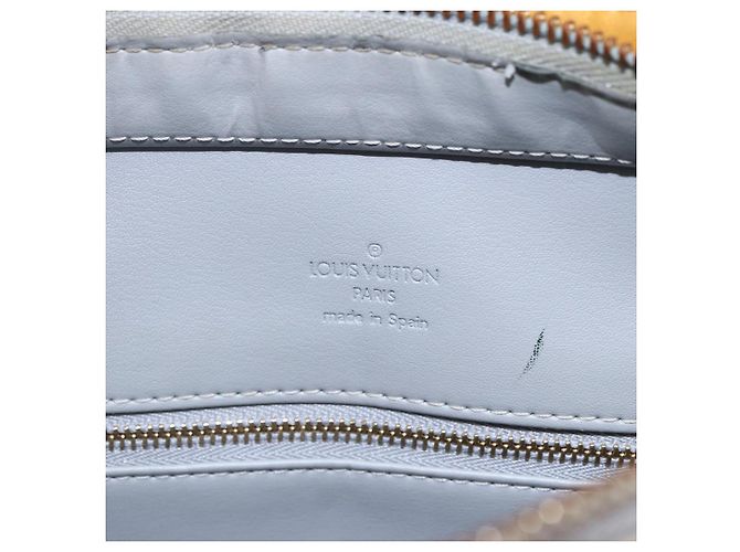 LOUIS VUITTON Borsa a Mano Monogram Vernis Houston Grigio M91053 LV Auth 154839 - vista 18