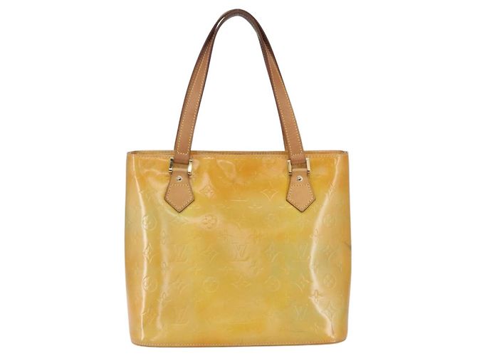 LOUIS VUITTON Borsa a Mano Monogram Vernis Houston Grigio M91053 LV Auth 154839 - vista 2
