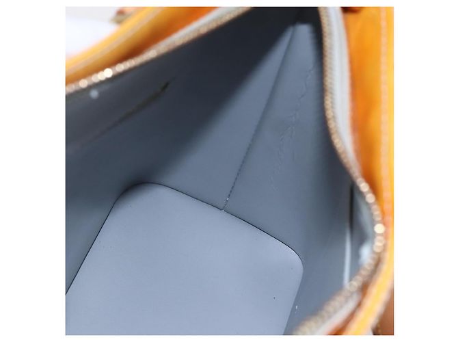 LOUIS VUITTON Borsa a Mano Monogram Vernis Houston Grigio M91053 LV Auth 154839 - vista 20