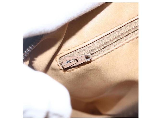 Gucci Sac à bandoulière GG Supreme en PVC beige et or 001 115 6106 Auth BA8192 Doré - vue 20