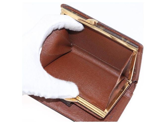 Portafoglio Monogram LOUIS VUITTON 3 pezzi LV Auth bs31474 Monogramma - vista 25