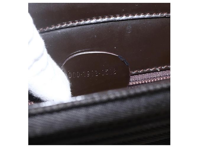 Borsa a mano GUCCI Bamboo Canvas 2way Nera Argento 000 1998 0588 Auth bs31433 Nero - vista 12