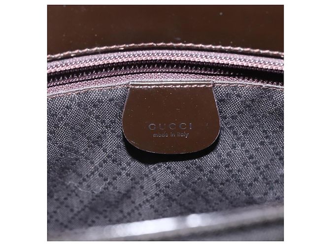 Borsa a mano GUCCI Bamboo Canvas 2way Nera Argento 000 1998 0588 Auth bs31433 Nero - vista 19