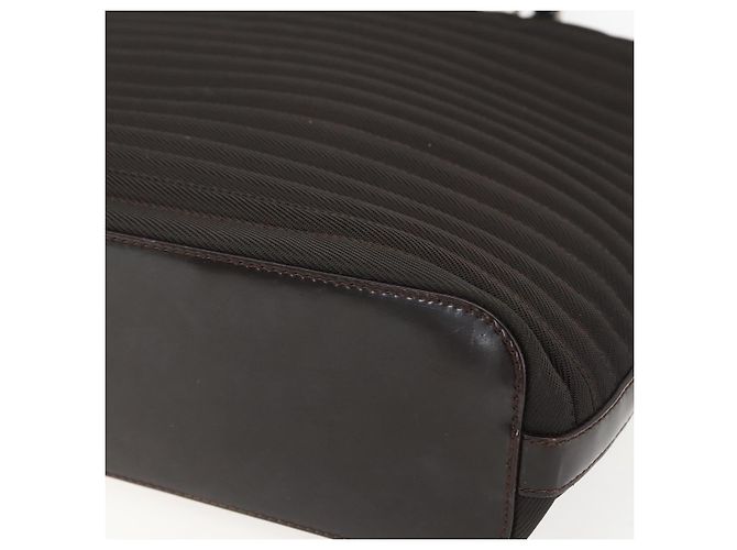 Borsa a mano GUCCI Bamboo Canvas 2way Nera Argento 000 1998 0588 Auth bs31433 Nero - vista 9