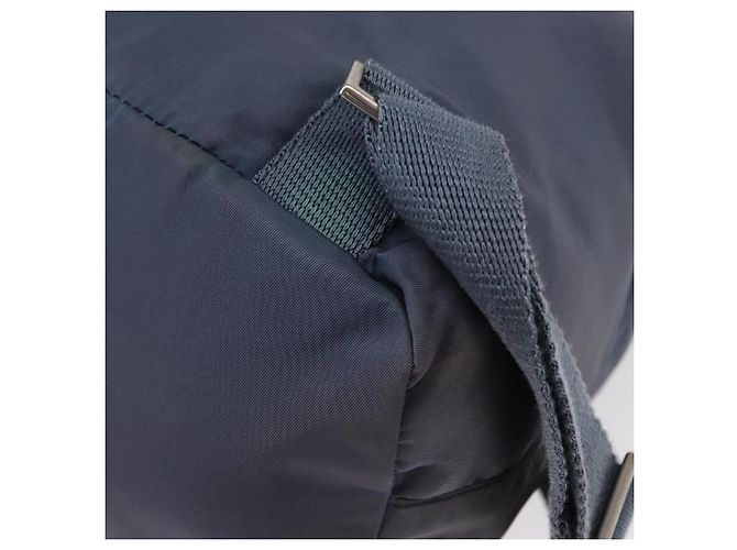 PRADA Backpack Nylon Blue Silver Auth 152888 Silvery - view 19