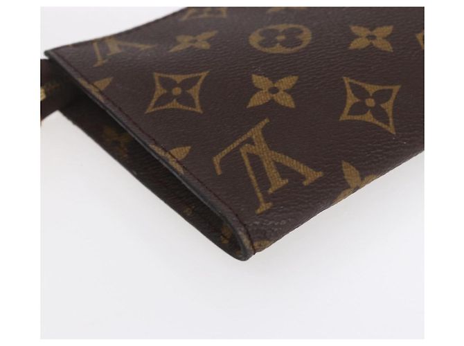 LOUIS VUITTON Monogram Bucket GM Accessory Pouch LV Auth kk597 - view 16