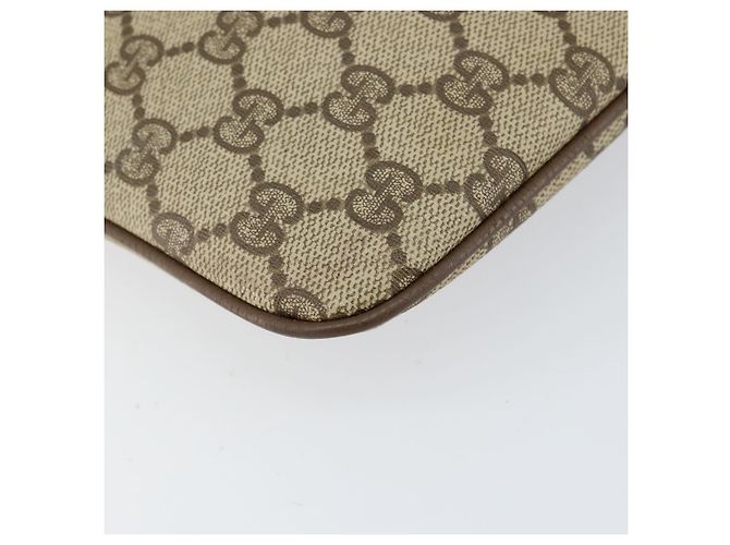 Bolsa Sherry Line GG Supreme Web da GUCCI em PVC bege e dourado 904 02 047 Auth 155650 - vista 14