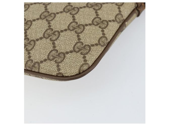 Bolsa Sherry Line GG Supreme Web da GUCCI em PVC bege e dourado 904 02 047 Auth 155650 - vista 15