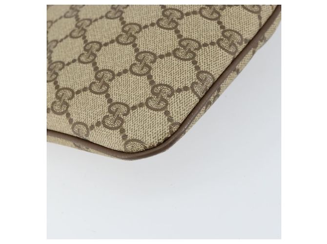 Bolsa Sherry Line GG Supreme Web da GUCCI em PVC bege e dourado 904 02 047 Auth 155650 - vista 16