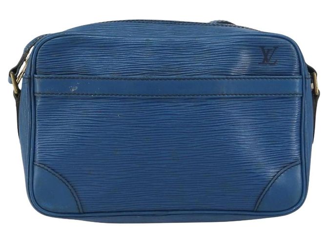 LOUIS VUITTON Borsa a Spalla Epi Trocadero 23 Blu M52305 Auth LV ka468 - vista 13