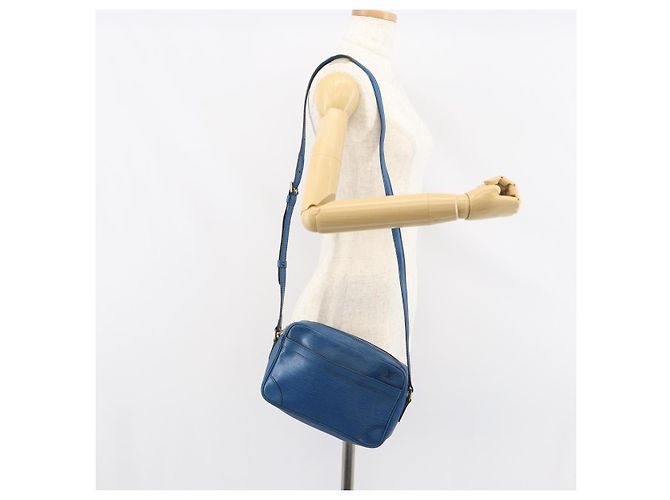 LOUIS VUITTON Borsa a Spalla Epi Trocadero 23 Blu M52305 Auth LV ka468 - vista 25