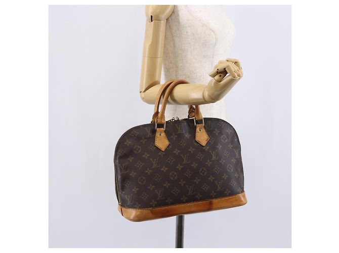 LOUIS VUITTON Bolsa de Mão Monogram Alma M51130 LV Auth 149069 Monograma - vista 21