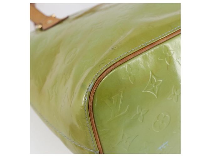 LOUIS VUITTON Borsa a Mano Monogram Vernis Houston Blu Baby M91005 LV Auth 148922 Blu chiaro - vista 14