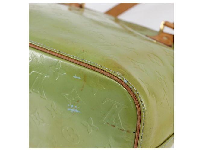 LOUIS VUITTON Borsa a Mano Monogram Vernis Houston Blu Baby M91005 LV Auth 148922 Blu chiaro - vista 15
