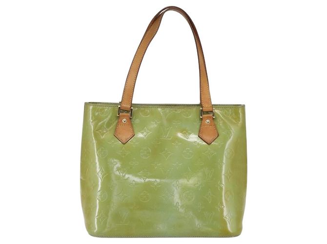 LOUIS VUITTON Borsa a Mano Monogram Vernis Houston Blu Baby M91005 LV Auth 148922 Blu chiaro - vista 2