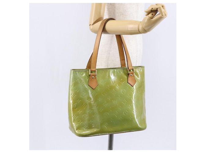 LOUIS VUITTON Borsa a Mano Monogram Vernis Houston Blu Baby M91005 LV Auth 148922 Blu chiaro - vista 21