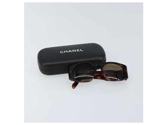 Gafas de sol CHANEL de plástico marrón CC Auth BA7283V Castaño - vista 11