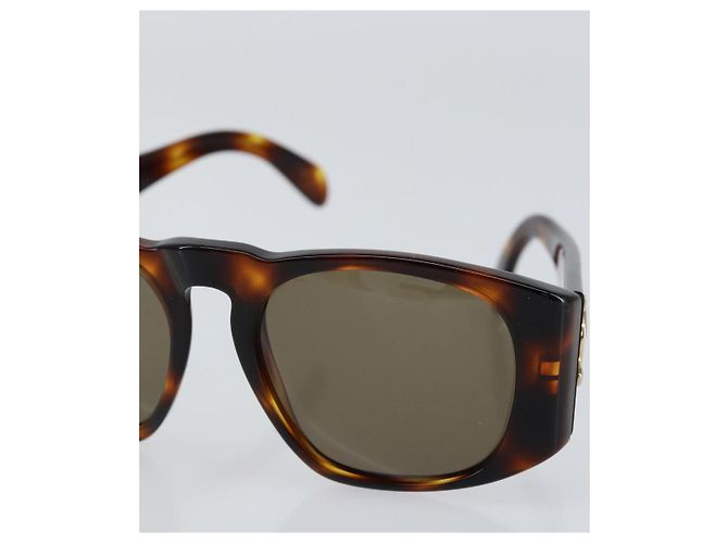 Gafas de sol CHANEL de plástico marrón CC Auth BA7283V Castaño - vista 7