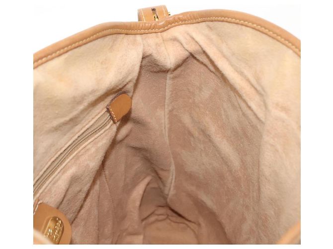 Gucci Borsa a Spalla Micro GG Supreme PVC Beige Oro Auth ki6122 D'oro - vista 19