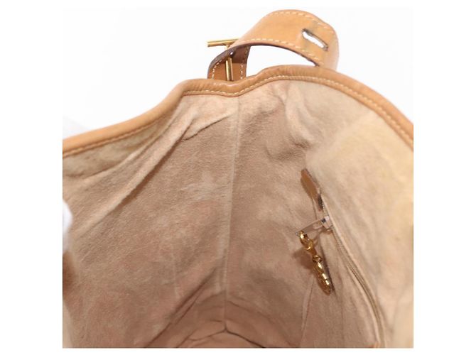 Gucci Borsa a Spalla Micro GG Supreme PVC Beige Oro Auth ki6122 D'oro - vista 20