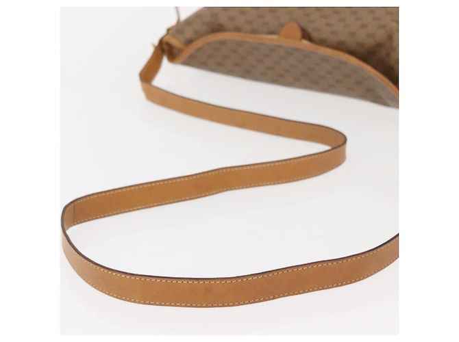 Gucci Borsa a Spalla Micro GG Supreme PVC Beige Oro Auth ki6122 D'oro - vista 7