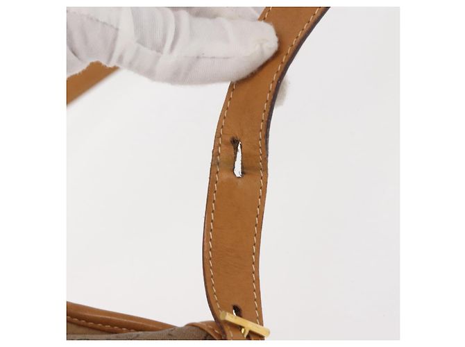 Gucci Borsa a Spalla Micro GG Supreme PVC Beige Oro Auth ki6122 D'oro - vista 9