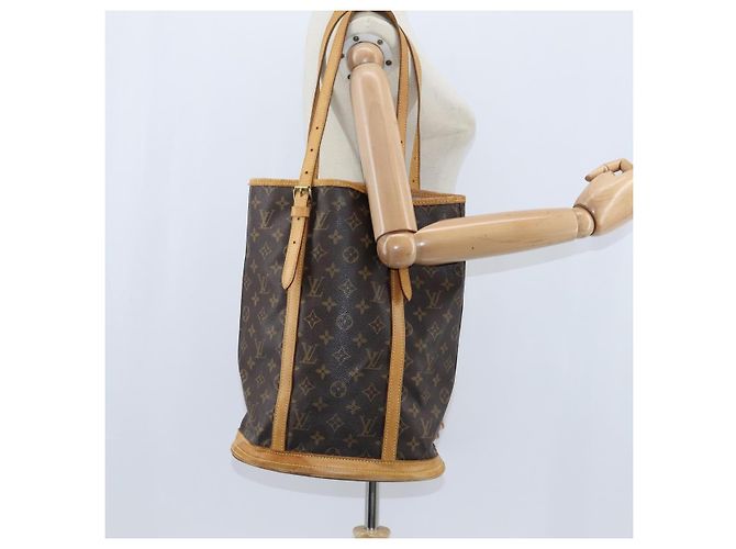 LOUIS VUITTON Borsa a Spalla Monogram Bucket GM M42236 LV Auth am9566 Monogramma - vista 22