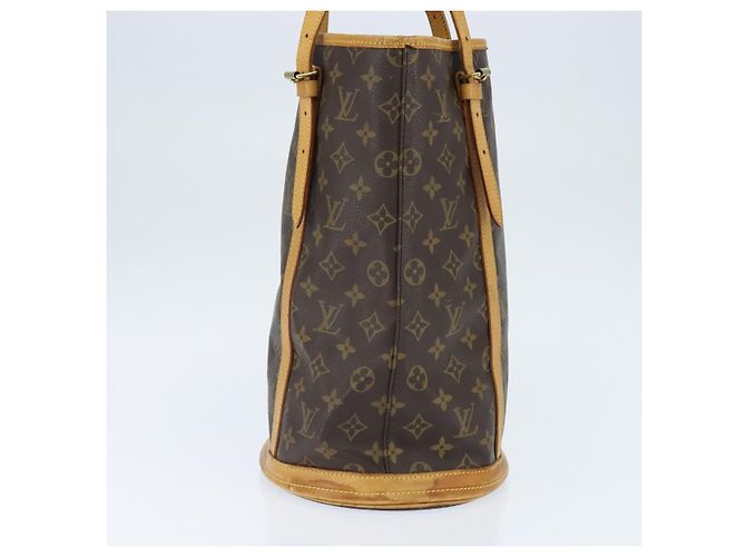 LOUIS VUITTON Borsa a Spalla Monogram Bucket GM M42236 LV Auth am9566 Monogramma - vista 3