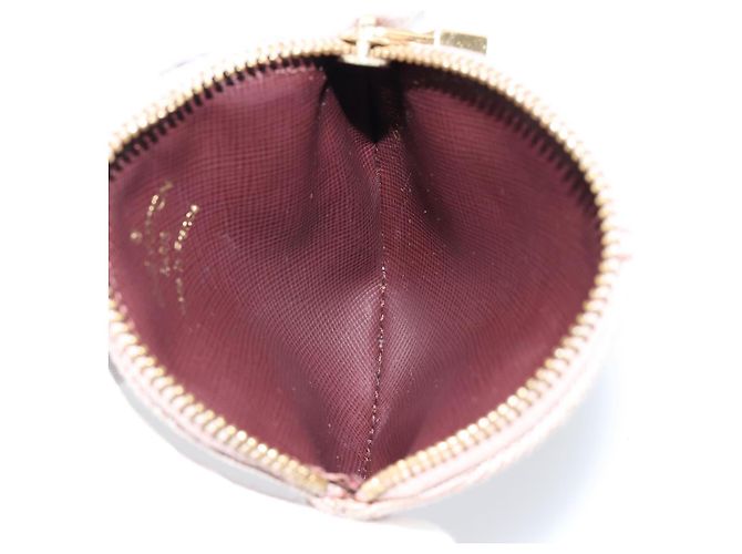 LOUIS VUITTON Monogram Mini Monedero Ron Monedero Rojo M92462 Auth gh1169 Roja - vista 10