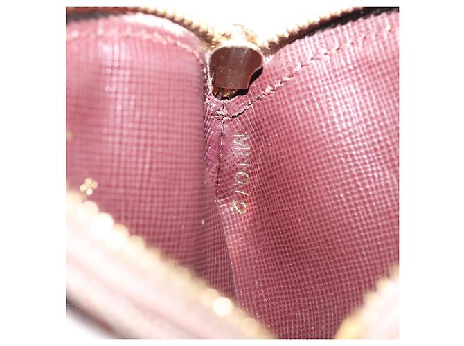 LOUIS VUITTON Monogram Mini Monedero Ron Monedero Rojo M92462 Auth gh1169 Roja - vista 12