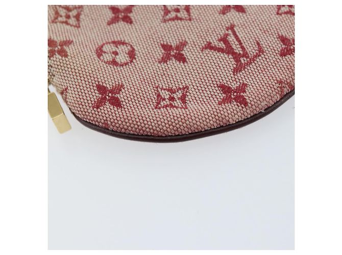 LOUIS VUITTON Monogram Mini Monedero Ron Monedero Rojo M92462 Auth gh1169 Roja - vista 14
