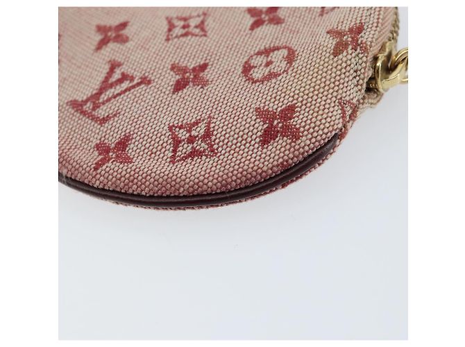 LOUIS VUITTON Monogram Mini Monedero Ron Monedero Rojo M92462 Auth gh1169 Roja - vista 15