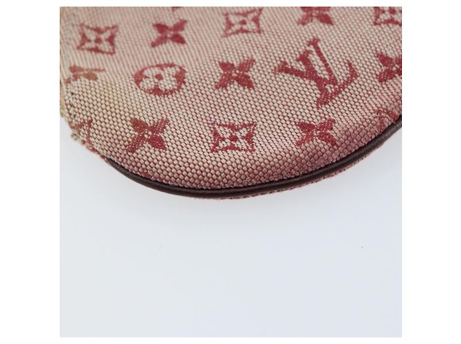 LOUIS VUITTON Monogram Mini Monedero Ron Monedero Rojo M92462 Auth gh1169 Roja - vista 16